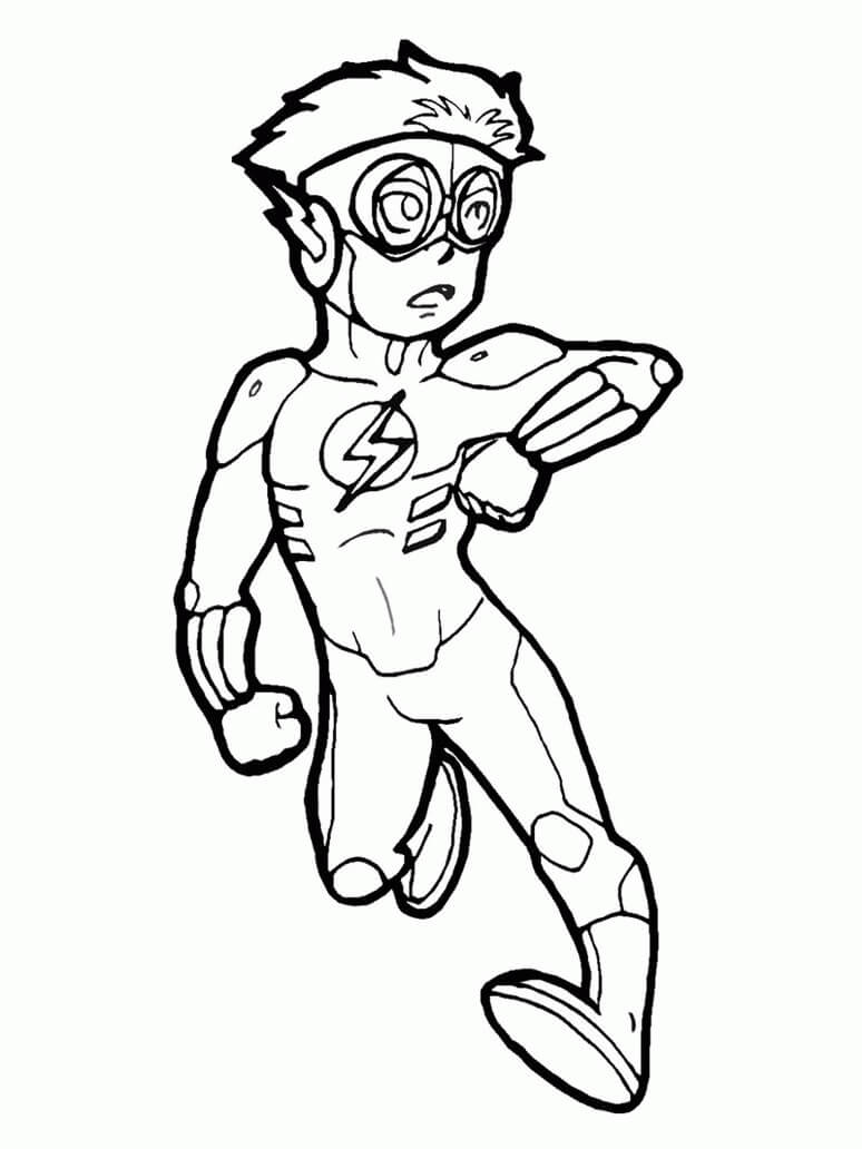 Desenhos de Desenho do Flash para colorir