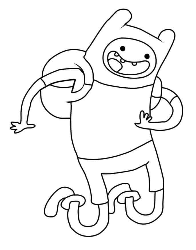 Desenhos de Feliz Finn para colorir