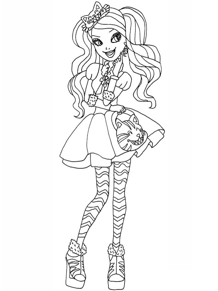 Desenhos de Kitty Cheshire para colorir