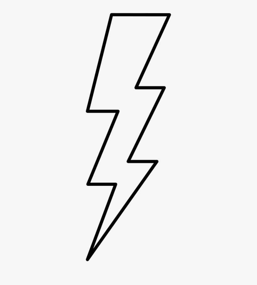 Logotipo Flash para colorir