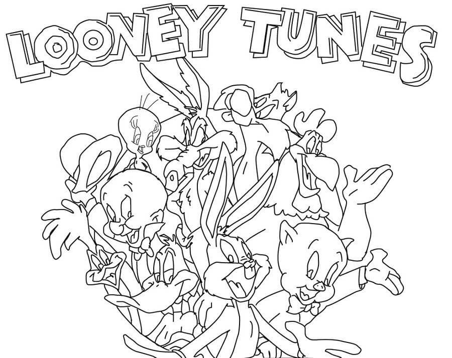 Desenhos de Looney Tunes para colorir