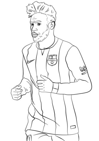 Desenhos de Neymar Legal para colorir