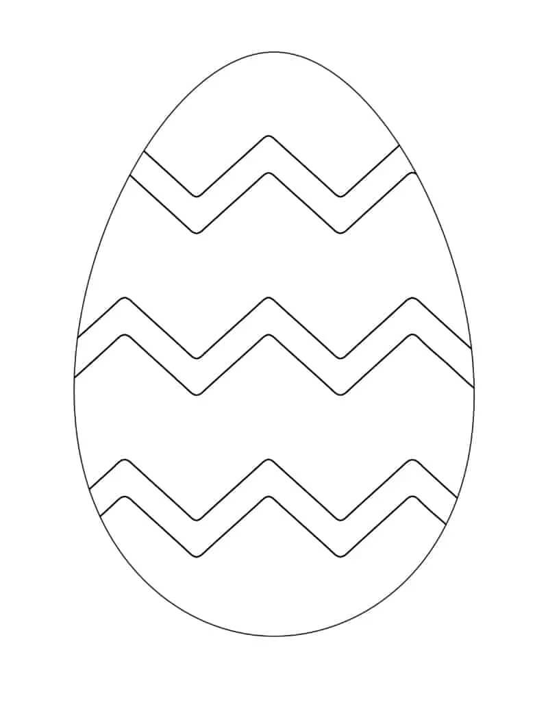 Desenhos de Ovos Para Colorir