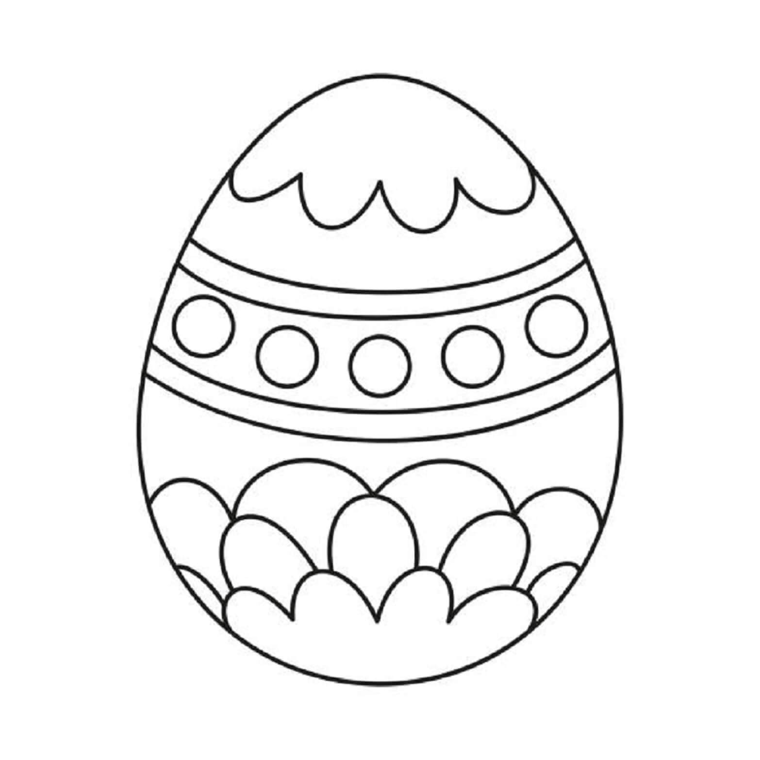 Ovos de Pascoa para colorir