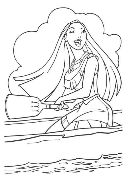 Desenhos de Pocahontas Remo para colorir