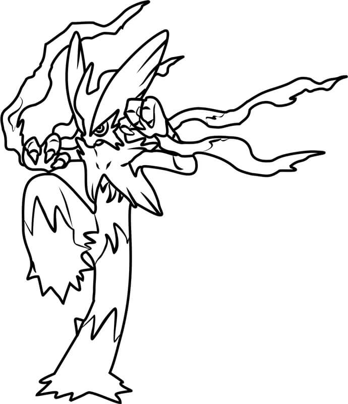 Desenhos de Pokémon Mega Blaziken para colorir