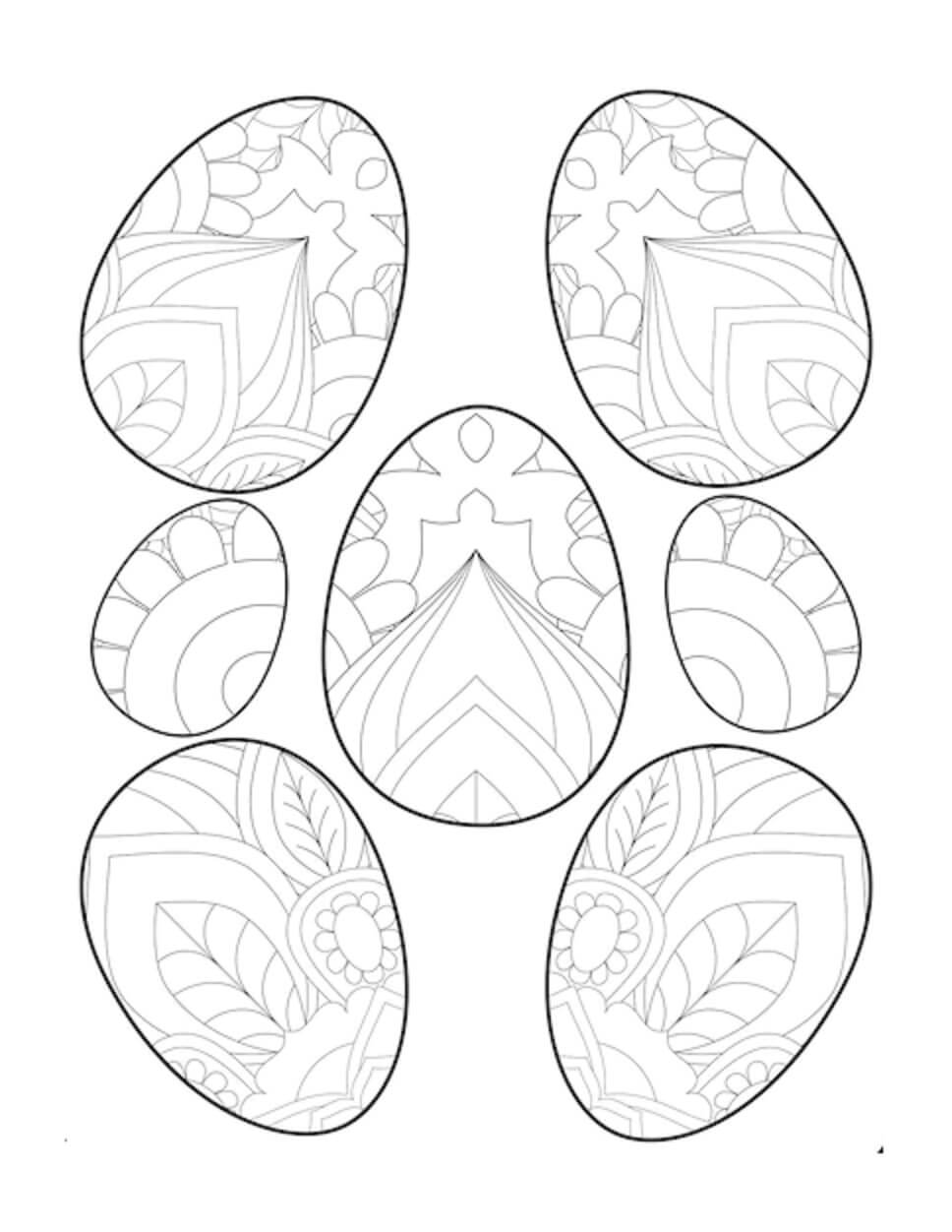 Desenhos de Sete Ovos é para Adultos para colorir