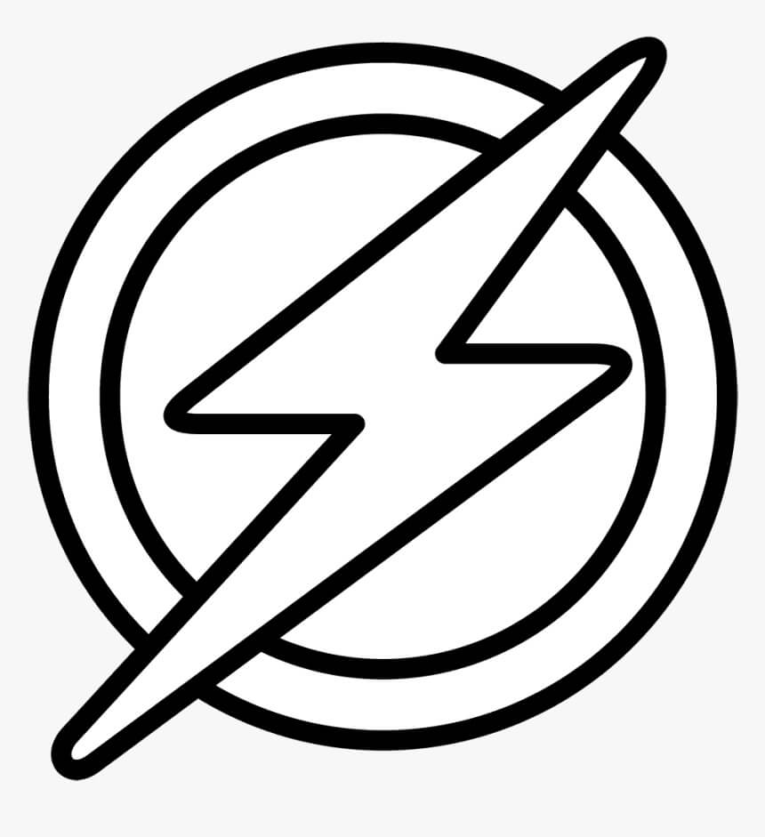 Desenhos de Símbolo Flash para colorir
