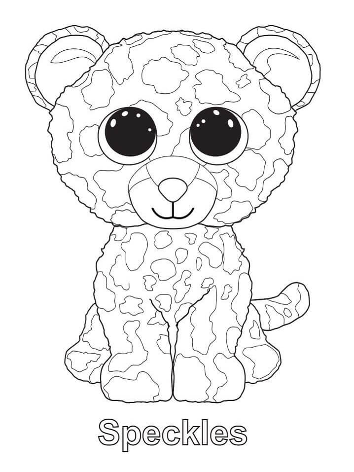 Desenhos de Speckles Beanie Boo para colorir