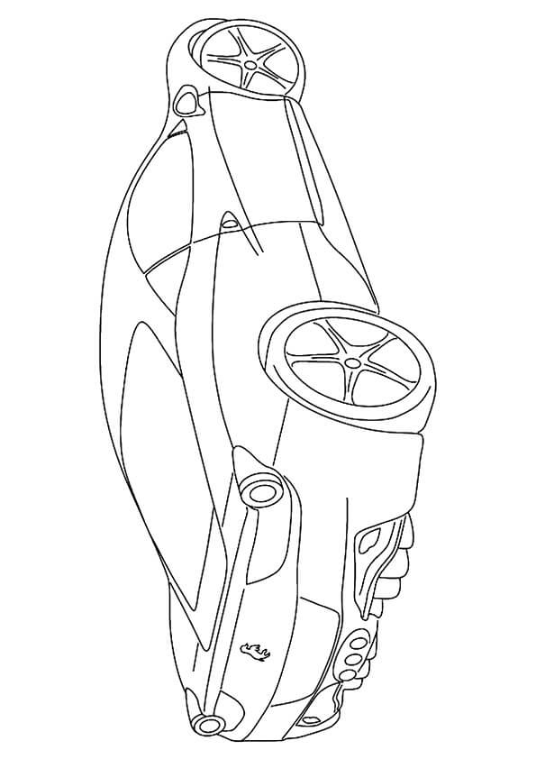 Desenhos de Um Carro de Transporte para colorir