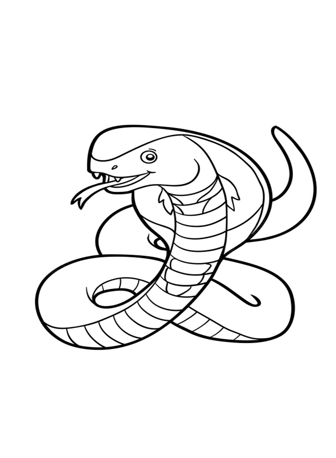 Desenhos de Uma cobra de Cobra para colorir