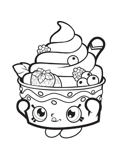 Desenhos de YO CHI Shopkin para colorir