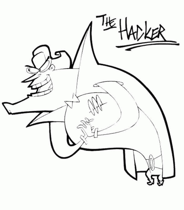Desenhos de A compra Cibernética do Hacker para colorir