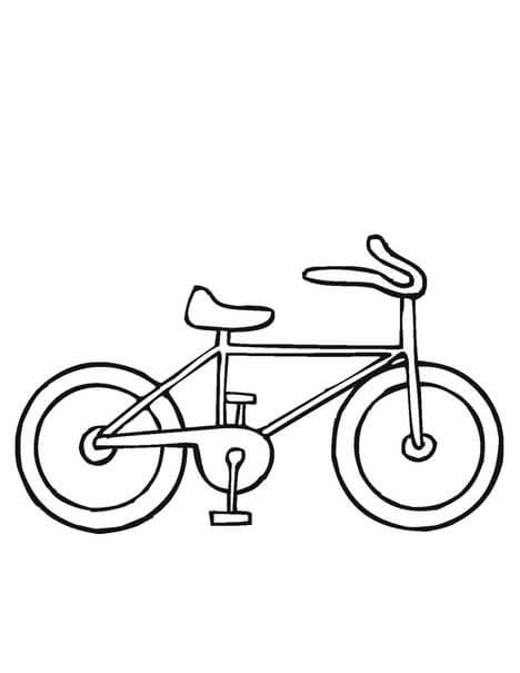 Desenhos de Bicicleta Grande para colorir