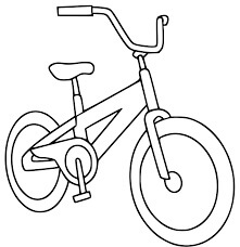 Desenhos de Bicicleta Incrível Básica para colorir