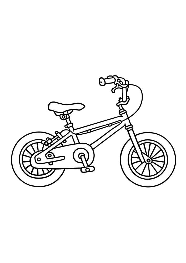 Desenhos de Bicicleta Infantil para colorir
