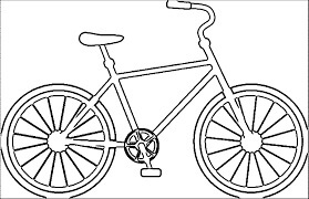 Desenhos de Bicicleta mais Rápida para colorir