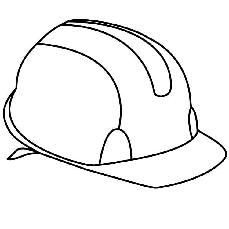 Capacete para colorir