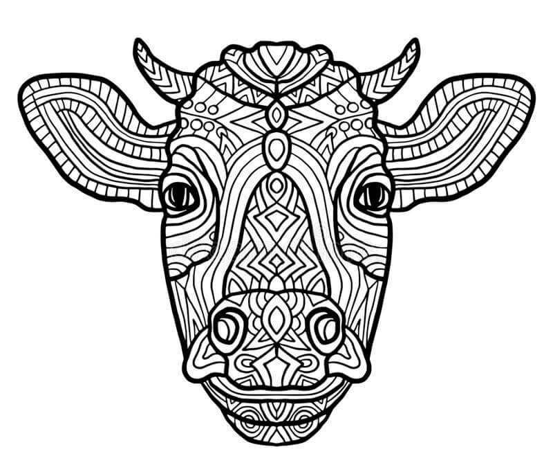 Desenhos de Cem Vacas para colorir