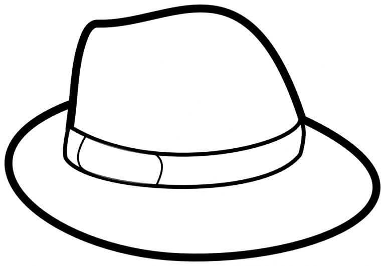 Desenhos de Chapéu para Colorir
