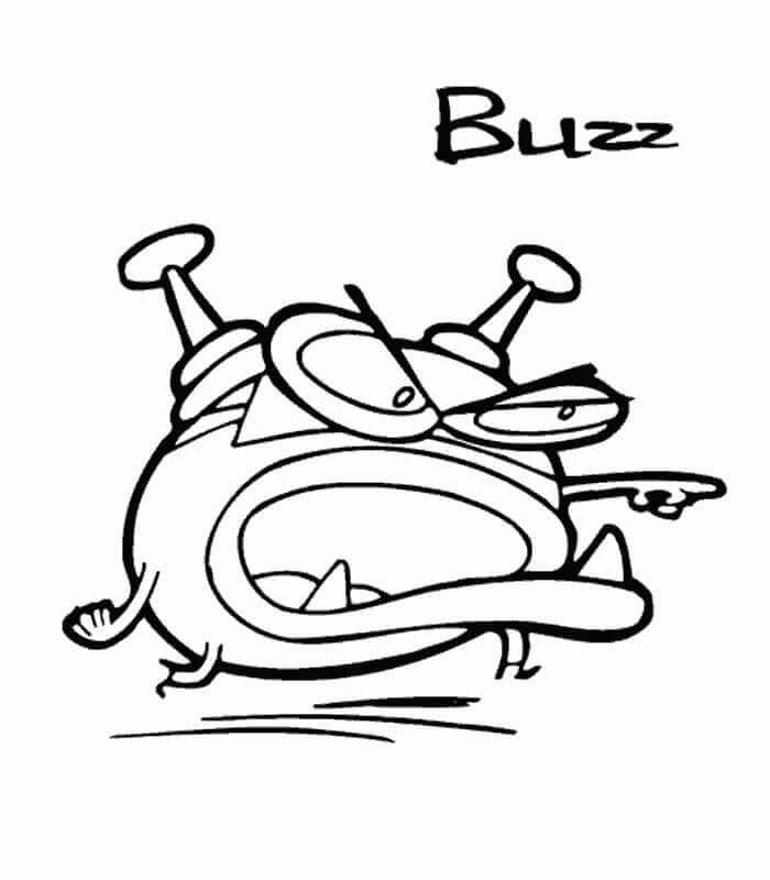 Desenhos de Cyberchase Buzz para colorir