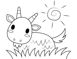 Desenhos de Desenho de Cabra para colorir