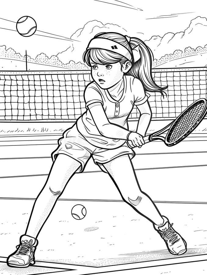 Desenhos de Desenho Tênis 6 para colorir