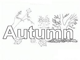 Desenhos de Estações de Outono para colorir