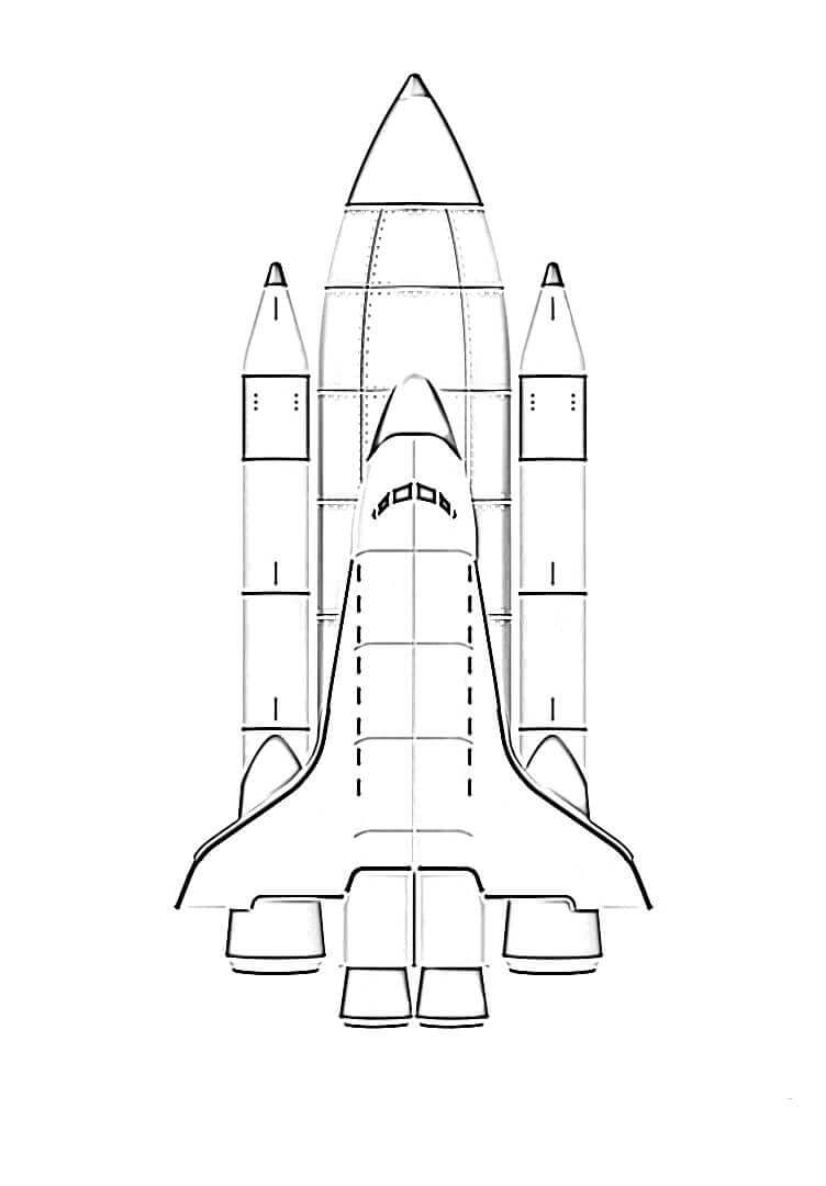 Foguete Morden para colorir