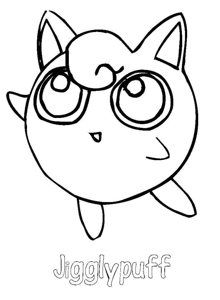 Desenhos de Pequeno Jigglypuff para colorir