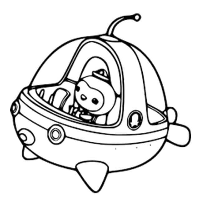 Peso em Octonauts para colorir