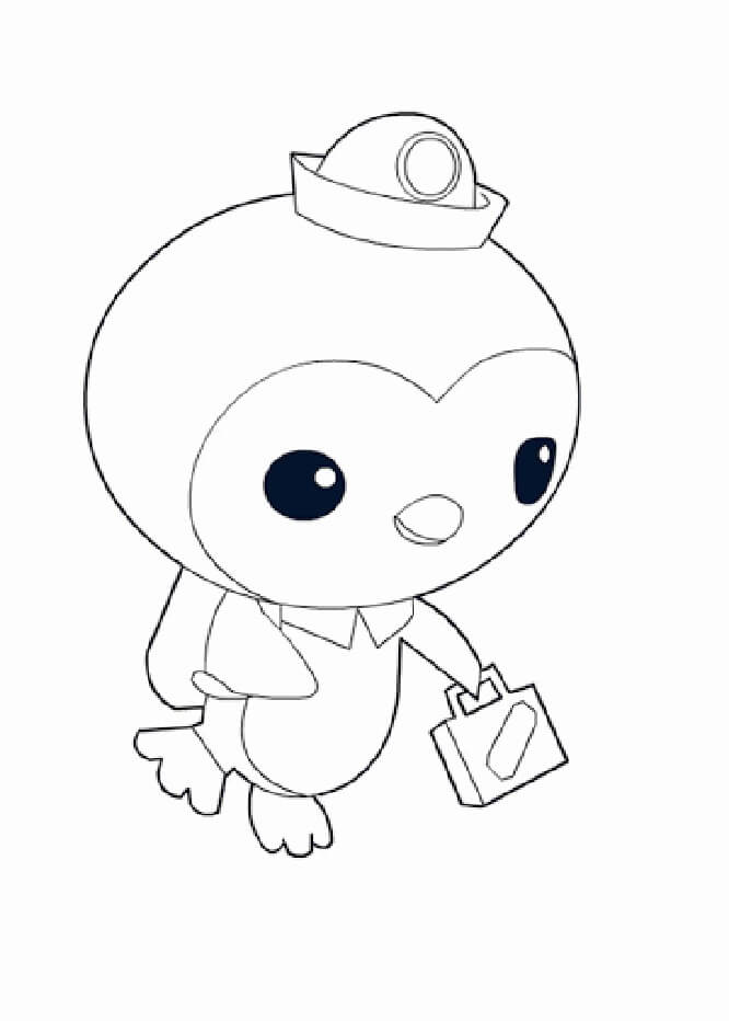 Peso Triste Octonauts para colorir