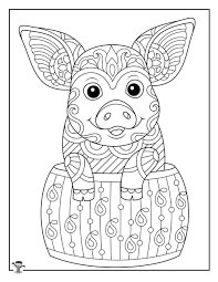 Desenhos de Porco Duro para colorir