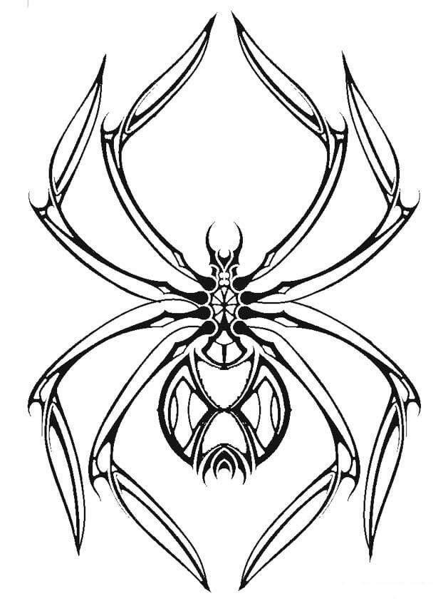 Desenhos de Rainha Aranha para colorir