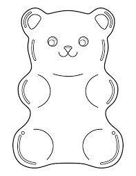 Desenhos de Ursinho de Goma para colorir