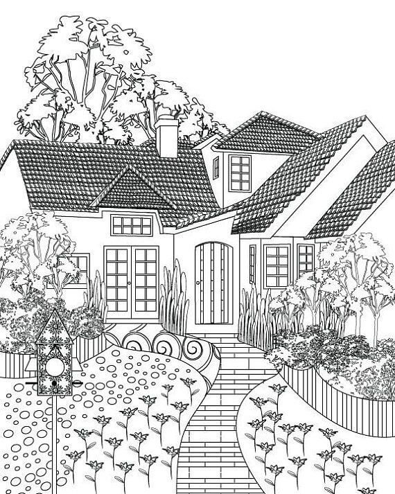 Desenhos de Ver Casa para colorir