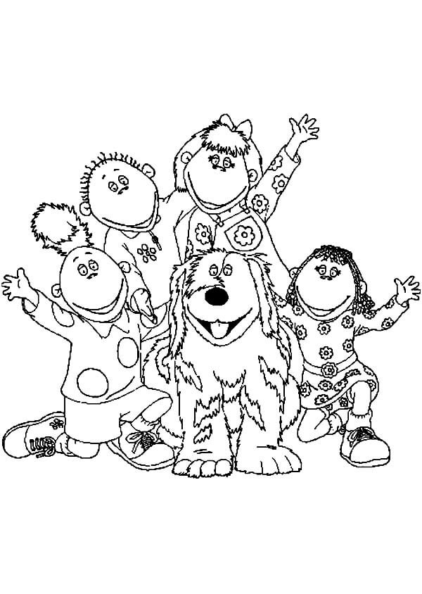 Bbc Cbeebies Tweenies para colorir