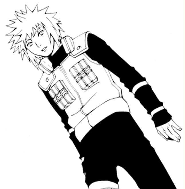 Jonin Minato para colorir