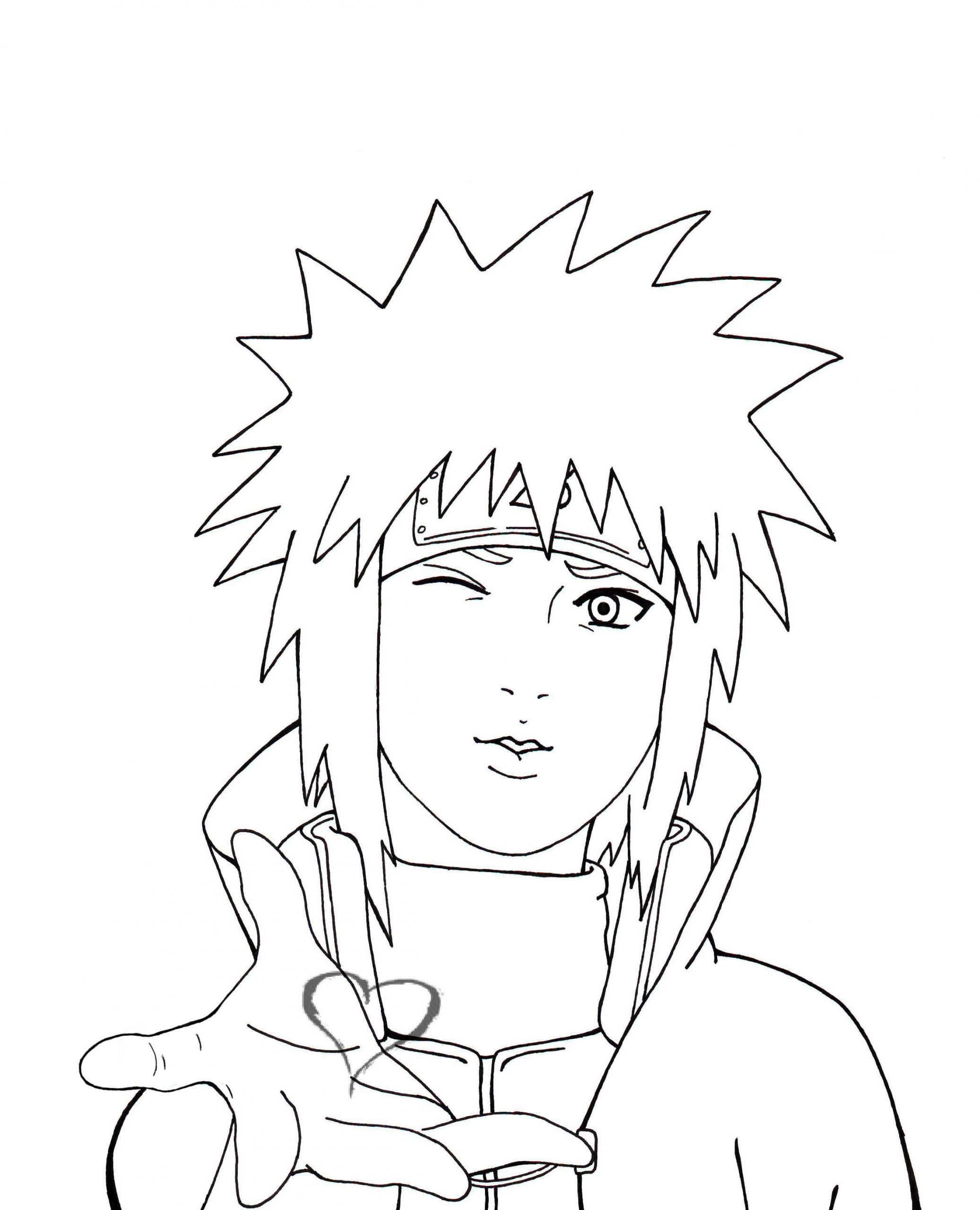 Desenhos de Minato Básico para colorir