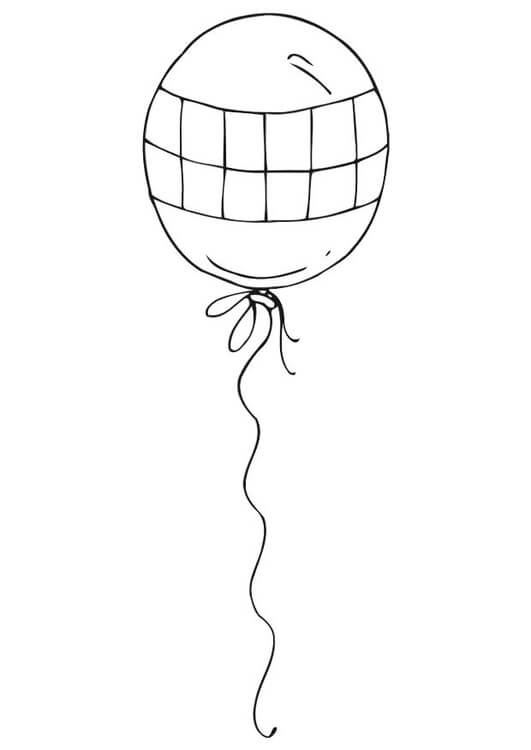 Desenhos de Balão Agradável para colorir