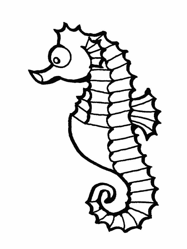 Desenhos de Cavalo-Marinho dos Desenhos Animados para colorir