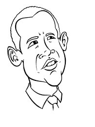 Chefe Obama para colorir