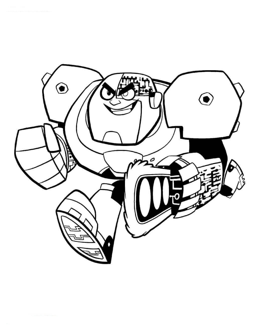 Desenhos de Cyborg Rampage para colorir