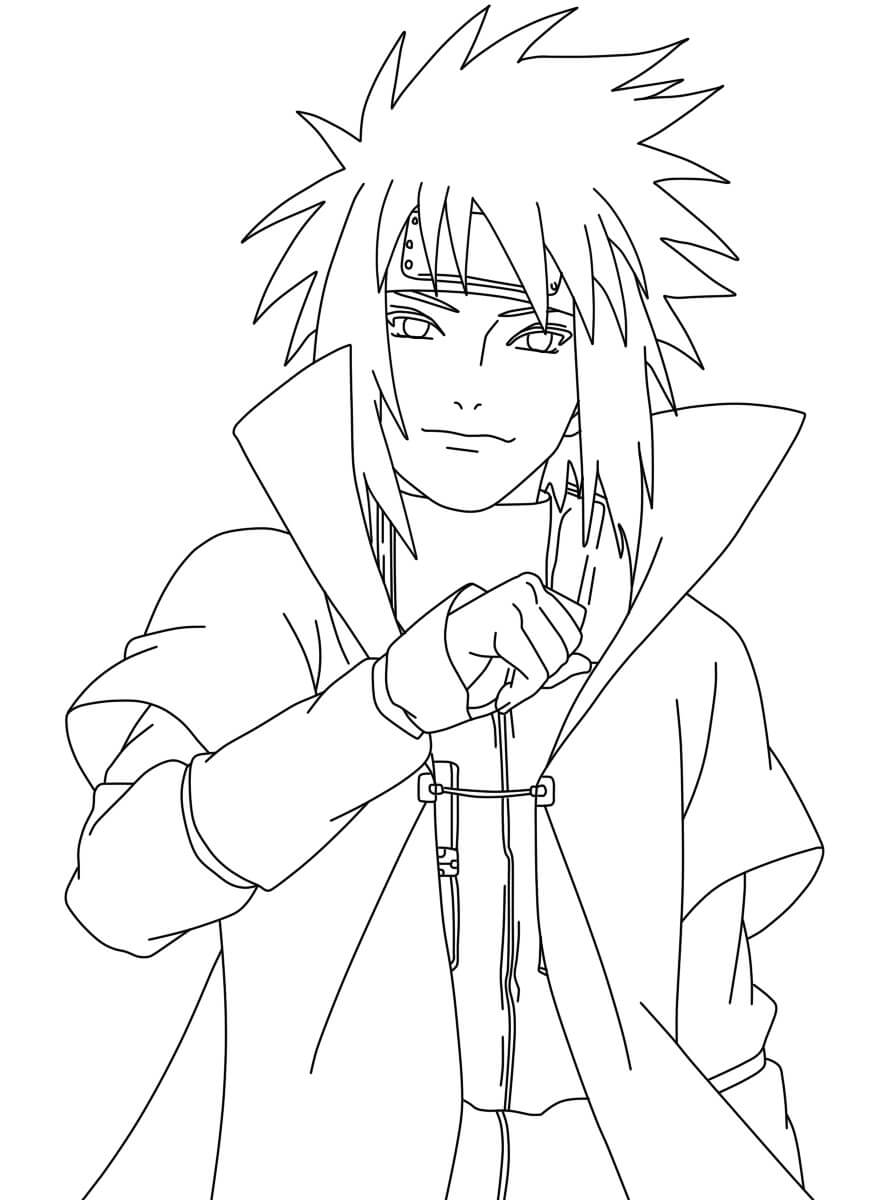 Desenho Minato para colorir