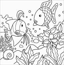 Desenhos de Dois Peixes Fofos para colorir