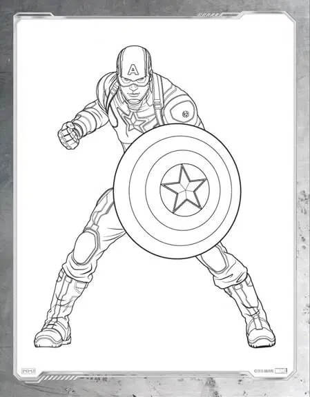 Impressionante Chris Evans para colorir