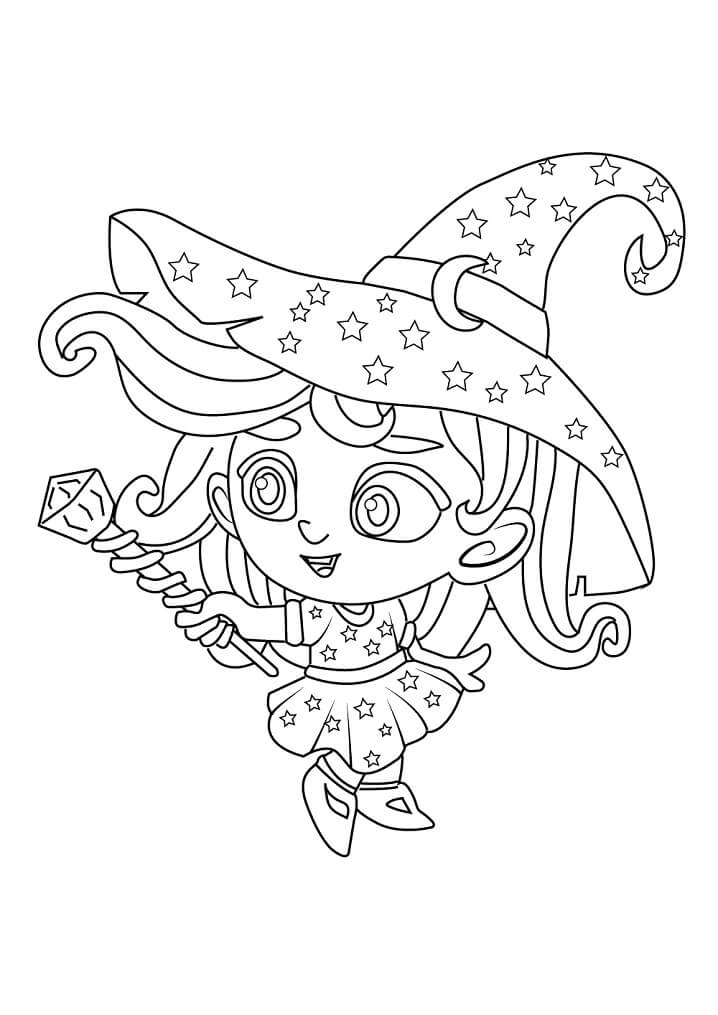 Desenhos de Katya feliz de Super Monstros para colorir