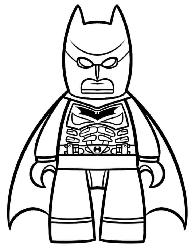 Desenhos de Lego Batman Básico para colorir