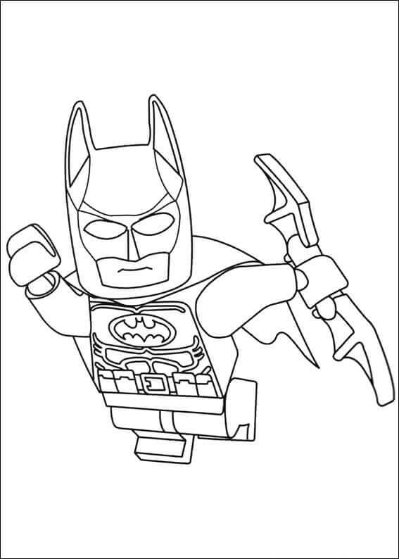 Lego Batman de Ação para colorir