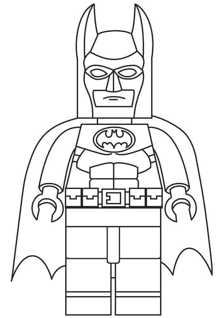 Lego Batman normal para colorir